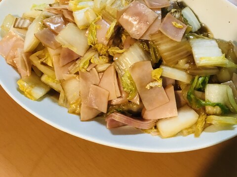 白菜とハムのとろ〜り中華煮